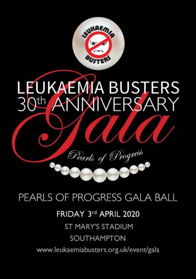 Leukaemia Busters 30th Anniversary “Pearls of Progress” Gala Ball