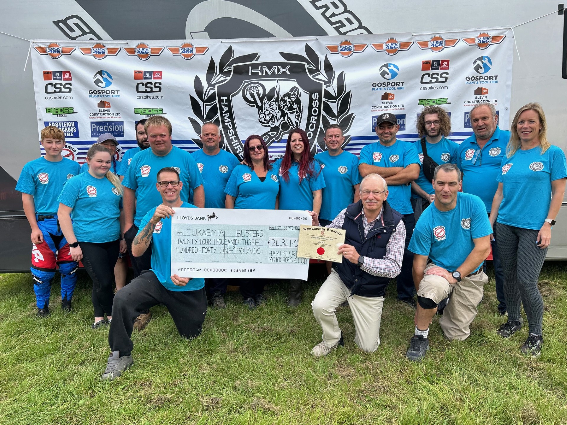 Hampshire Motocross Fundraising a Huge Success